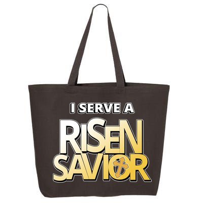 I Serve A Risen Savior Christian Faith 25L Jumbo Tote
