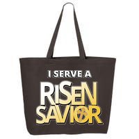 I Serve A Risen Savior Christian Faith 25L Jumbo Tote