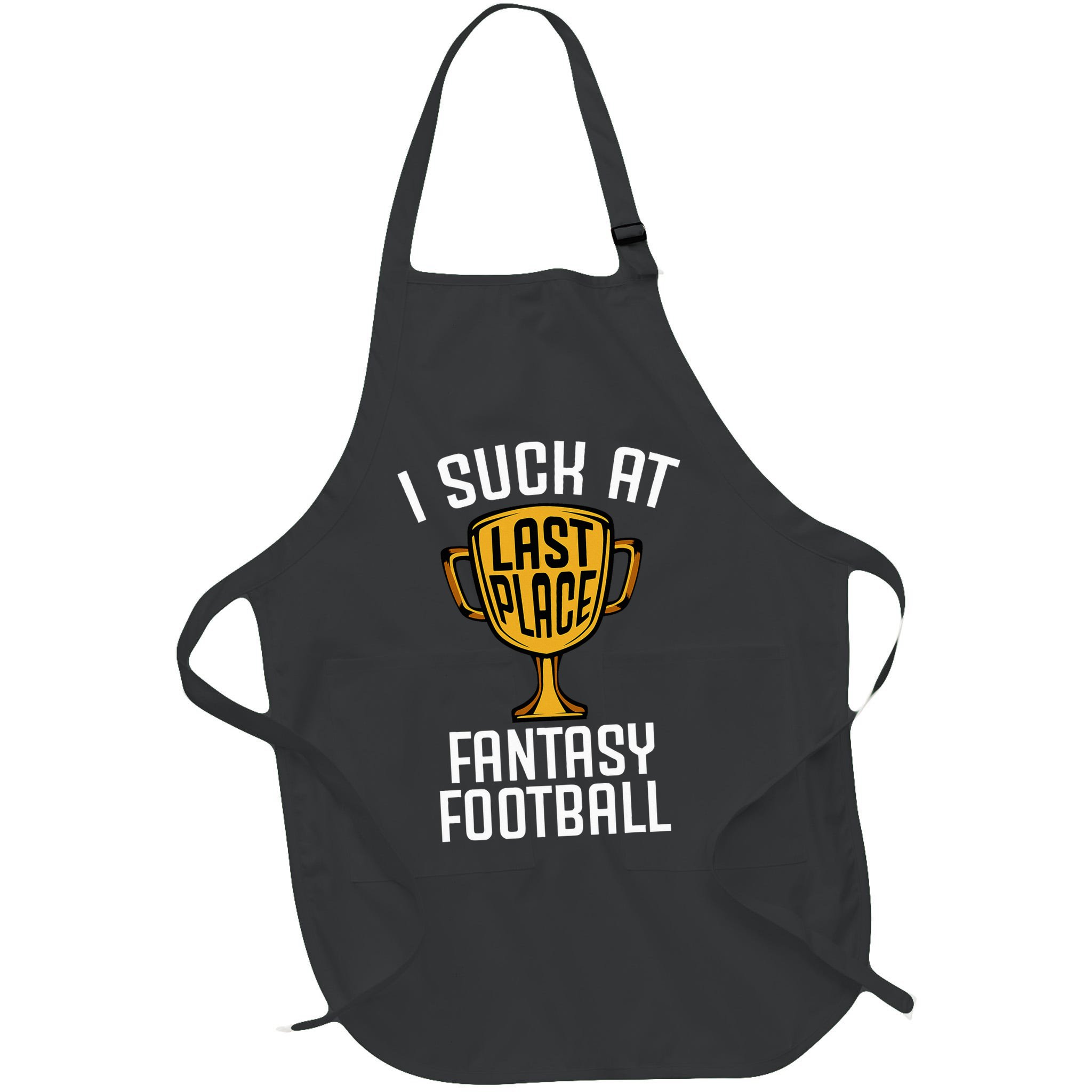 I Suck At Fantasy Football Apron