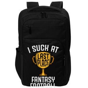 I Suck At Fantasy Football Impact Tech Backpack