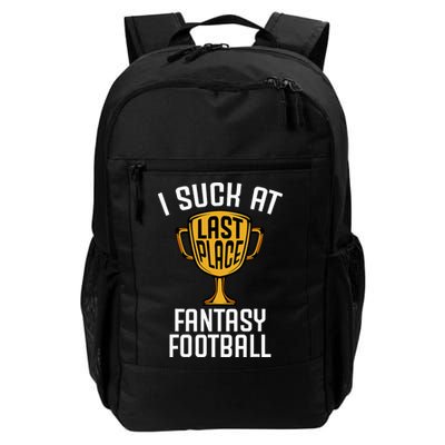 I Suck At Fantasy Football Backpack