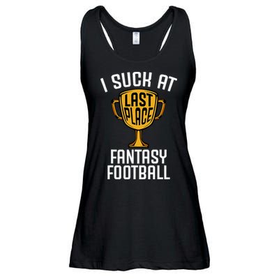 I Suck At Fantasy Football Ladies Essential Flowy Tank