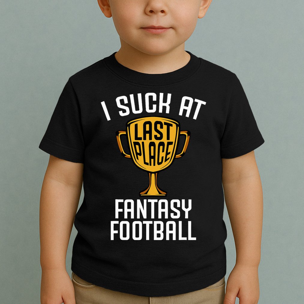 I Suck At Fantasy Football Toddler T-Shirt