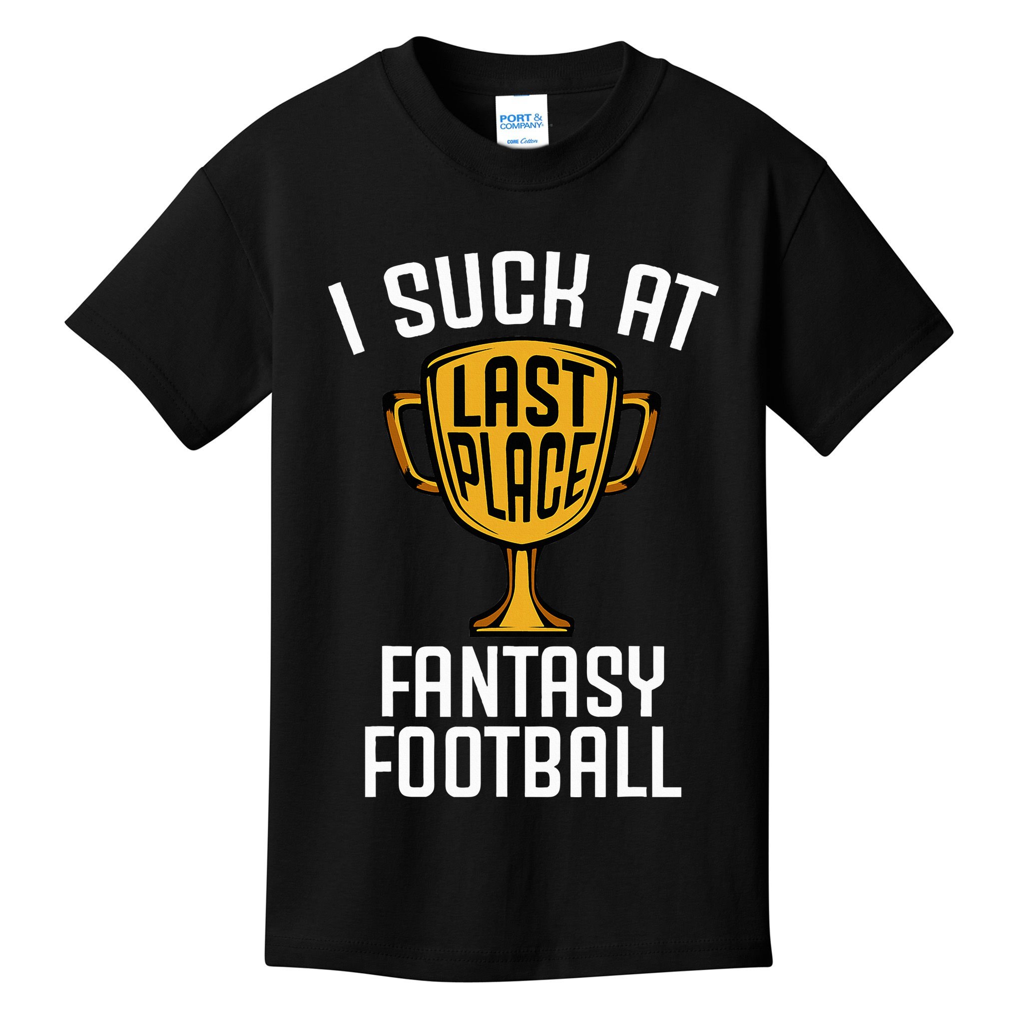 I Suck At Fantasy Football Kids T-Shirt