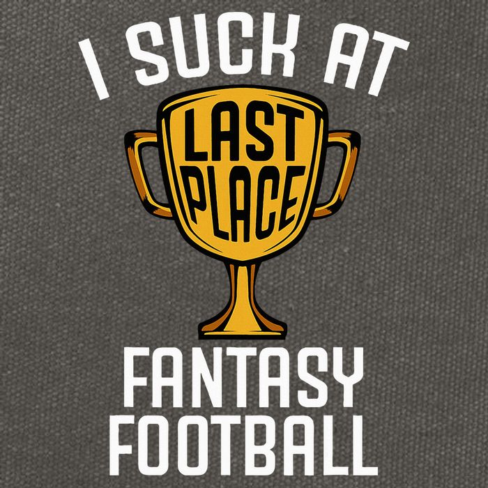I Suck At Fantasy Football Cotton Canvas Backpack