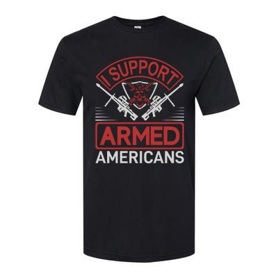 I Support Armed Americans Softstyle CVC T-Shirt