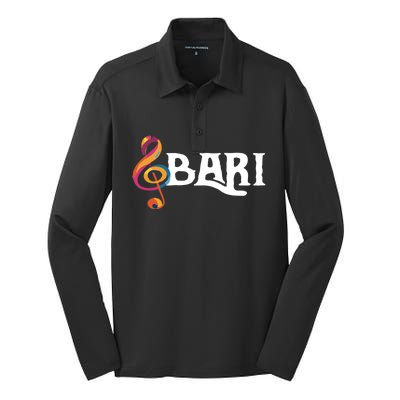 I Sing Baritone Barbershop Quartet Vocal Singer Gift Silk Touch Performance Long Sleeve Polo