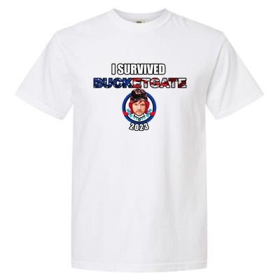 I Survived Bucketgate 2023 Premium Garment-Dyed Heavyweight T-Shirt