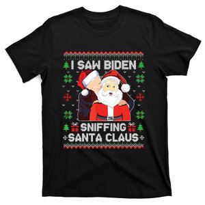 I Saw Biden Sniffing Santa Claus T-Shirt