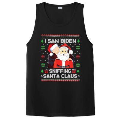 I Saw Biden Sniffing Santa Claus PosiCharge Competitor Tank