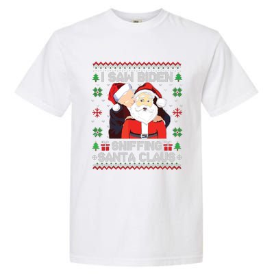 I Saw Biden Sniffing Santa Claus Garment-Dyed Heavyweight T-Shirt