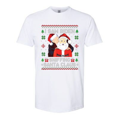 I Saw Biden Sniffing Santa Claus Softstyle CVC T-Shirt