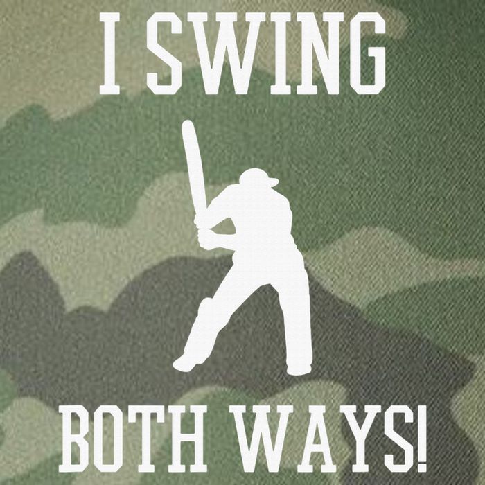 I Swing Both Ways Cricket With An Axe Bisexual LGBT Pride Legacy Tie Dye Trucker Hat