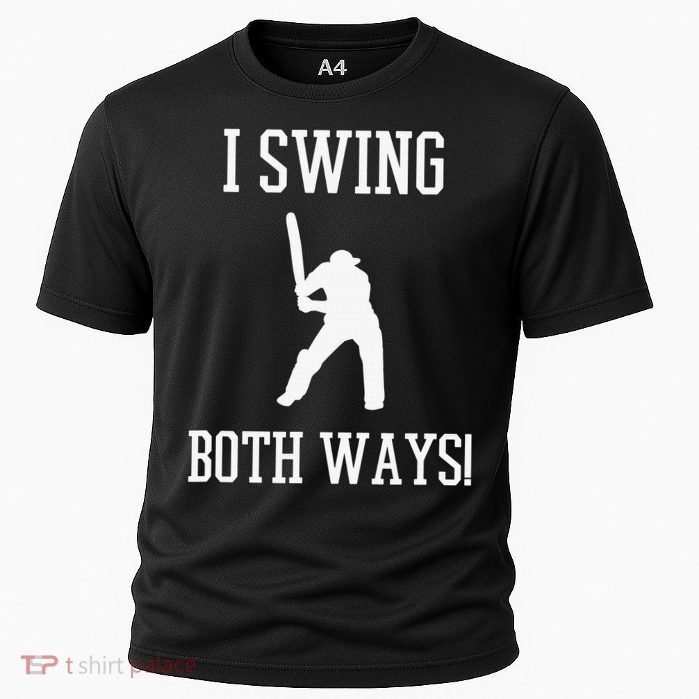 I Swing Both Ways Cricket With An Axe Bisexual LGBT Pride Performance Shirt