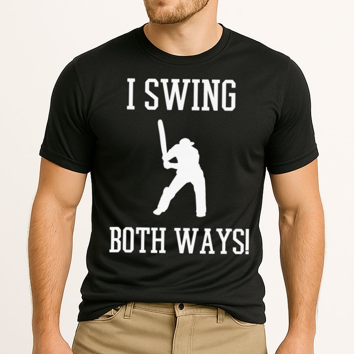 I Swing Both Ways Cricket With An Axe Bisexual LGBT Pride Performance Shirt