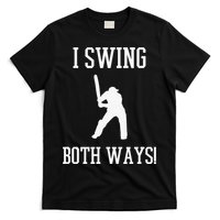 I Swing Both Ways Cricket With An Axe Bisexual LGBT Pride T-Shirt