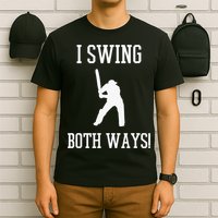 I Swing Both Ways Cricket With An Axe Bisexual LGBT Pride T-Shirt