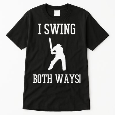 I Swing Both Ways Cricket With An Axe Bisexual LGBT Pride Tall T-Shirt