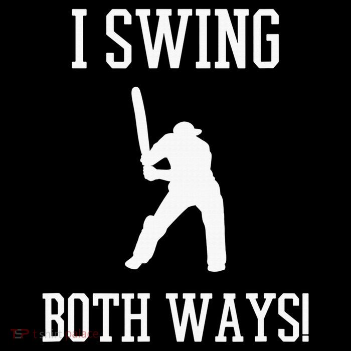 I Swing Both Ways Cricket With An Axe Bisexual LGBT Pride Tall T-Shirt