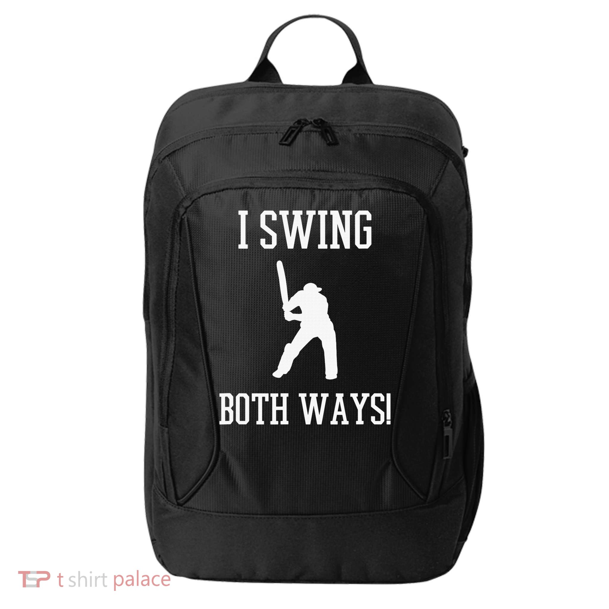 I Swing Both Ways Cricket With An Axe Bisexual LGBT Pride City Backpack