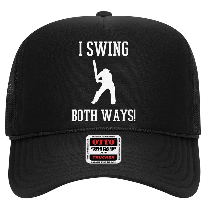 I Swing Both Ways Cricket With An Axe Bisexual LGBT Pride Hat