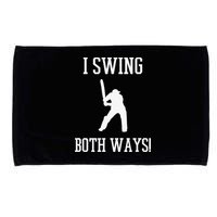 I Swing Both Ways Cricket With An Axe Bisexual LGBT Pride Microfiber Hand Towel