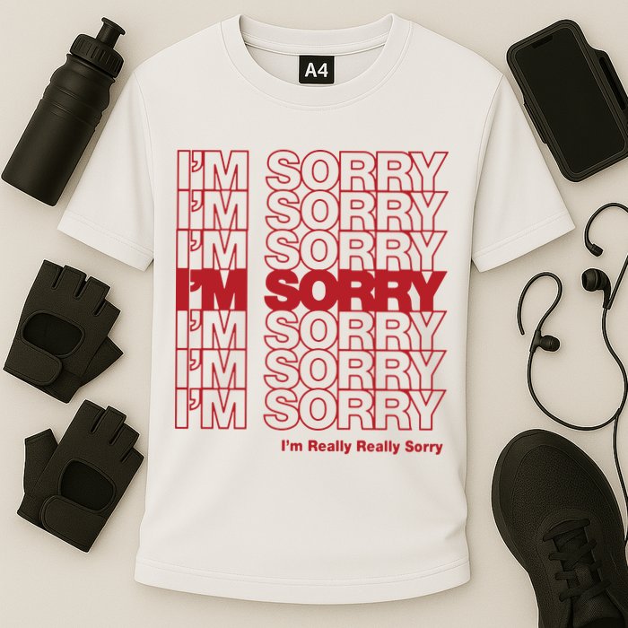 I'm Sorry Bag Cooling Performance Crew T-Shirt