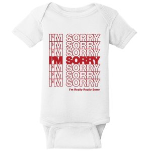 I'm Sorry Bag Baby Bodysuit