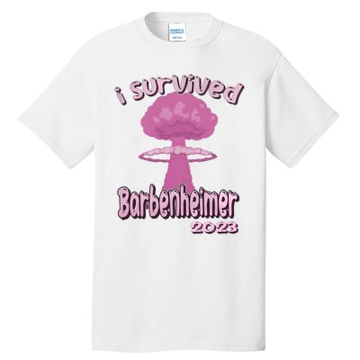 I Survived Barbenheimer Oppenheimer Barb!e Barbieheimer Active Tall T-Shirt