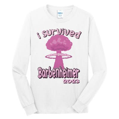 I Survived Barbenheimer Oppenheimer Barb!e Barbieheimer Active Tall Long Sleeve T-Shirt