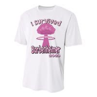 I Survived Barbenheimer Oppenheimer Barb!e Barbieheimer Active Performance Sprint T-Shirt