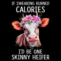 If Swearing Burned Calories I’D Be One Skinny Heifer Impact Tech Backpack