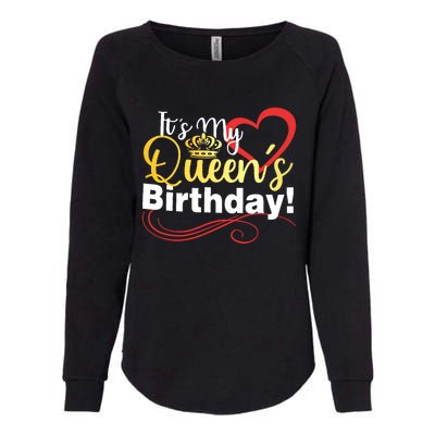 In September Birthday Queens Are Born Womens California Wash Sweatshirt