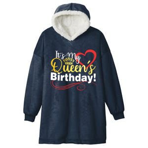 In September Birthday Queens Are Born Hooded Wearable Blanket