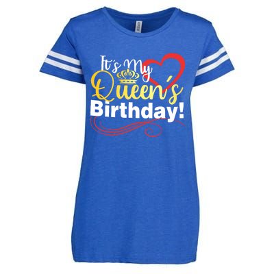 In September Birthday Queens Are Born Enza Ladies Jersey Football T-Shirt