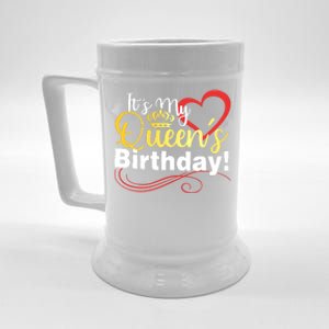 In September Birthday Queens Are Born Beer Stein