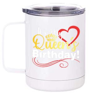 In September Birthday Queens Are Born 12 oz Stainless Steel Tumbler Cup