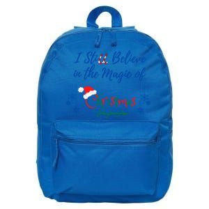 I Still Believe In The Magic Of Christmas Funny Gift 16 in Basic Backpack