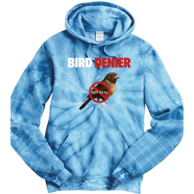 Illegal Shirts Bird Denier Not Real Tie Dye Hoodie