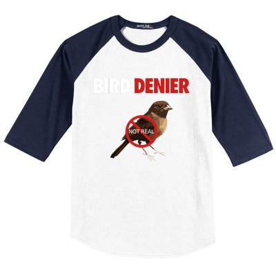 Illegal Shirts Bird Denier Not Real Baseball Sleeve Shirt