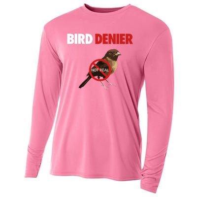 Illegal Shirts Bird Denier Not Real Cooling Performance Long Sleeve Crew