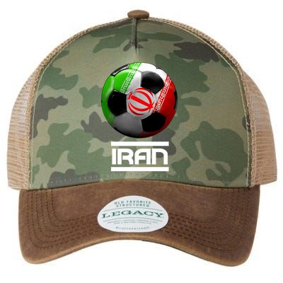 Iran Soccer Ball Legacy Tie Dye Trucker Hat