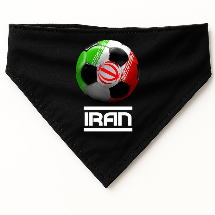 Iran Soccer Ball USA-Made Doggie Bandana
