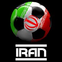 Iran Soccer Ball USA-Made Doggie Bandana