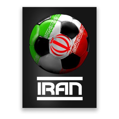 Iran Soccer Ball Poster