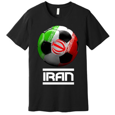 Iran Soccer Ball Premium T-Shirt