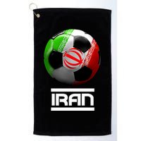 Iran Soccer Ball Golf Towel