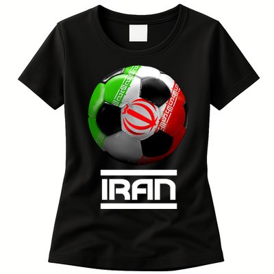 Iran Soccer Ball Womens T-Shirt
