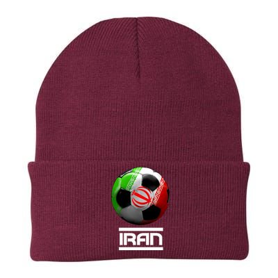 Iran Soccer Ball Knit Cap Winter Beanie