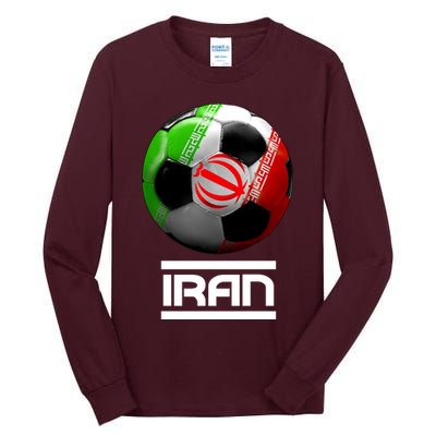 Iran Soccer Ball Tall Long Sleeve T-Shirt
